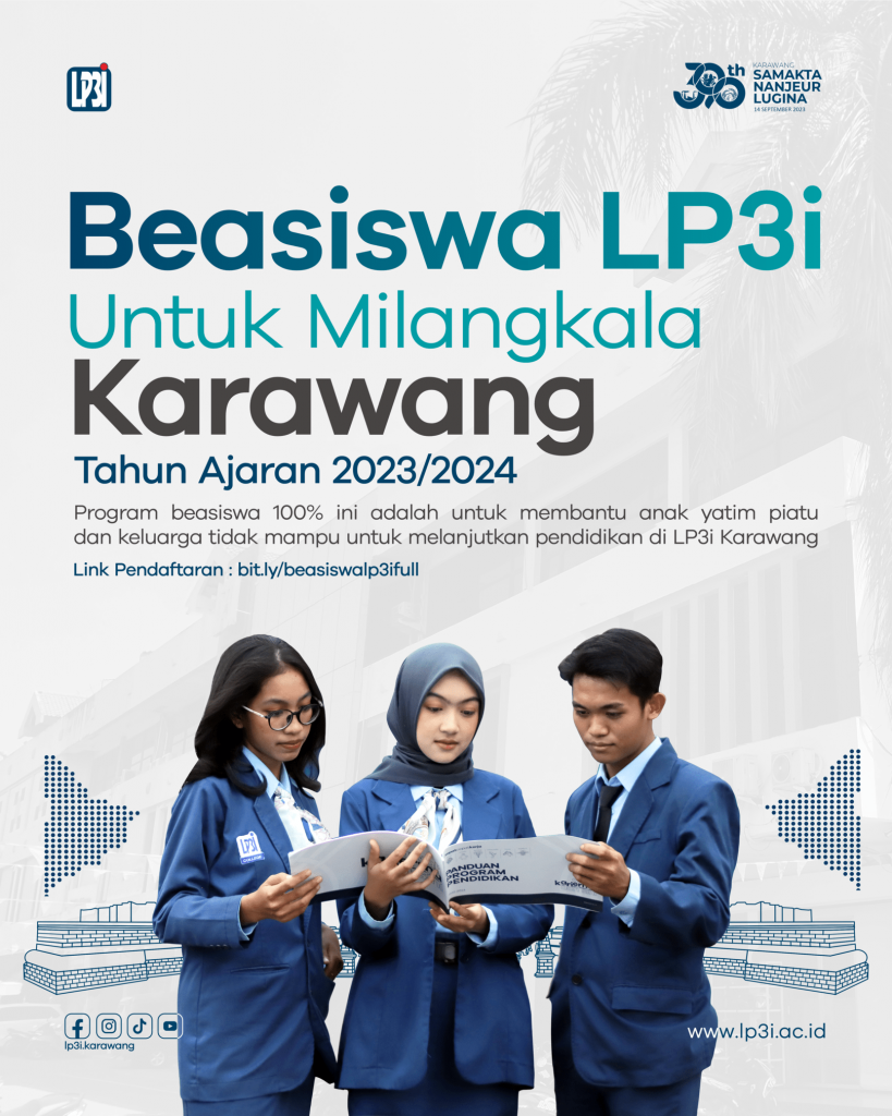 Beasiswa LP3I Untuk Milangkala KarawangTERBARU